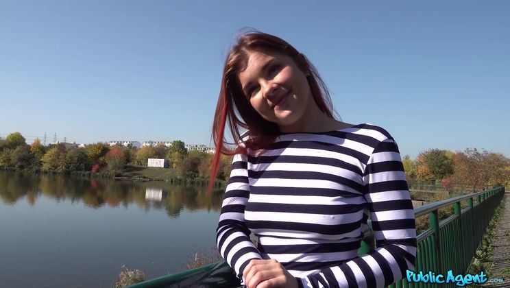 Russian fitness babe rides big cock